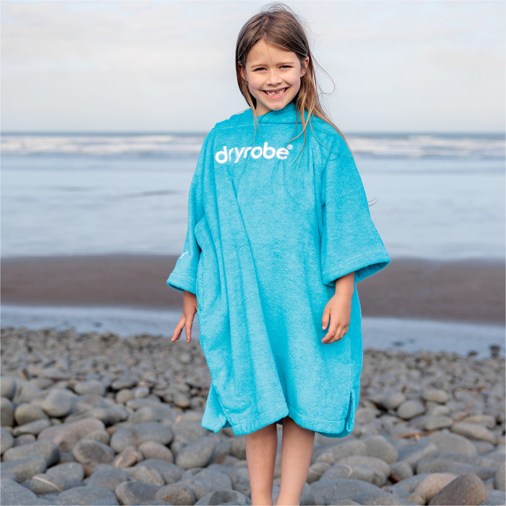 2026 Dryrobe Junior Albornoz De Rizo Orgánico ORGANICJTCRBL - Blue